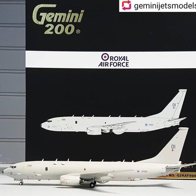 Royal Air Force RAF Boeing P-8A Poseidon Gemini Jets 1:200