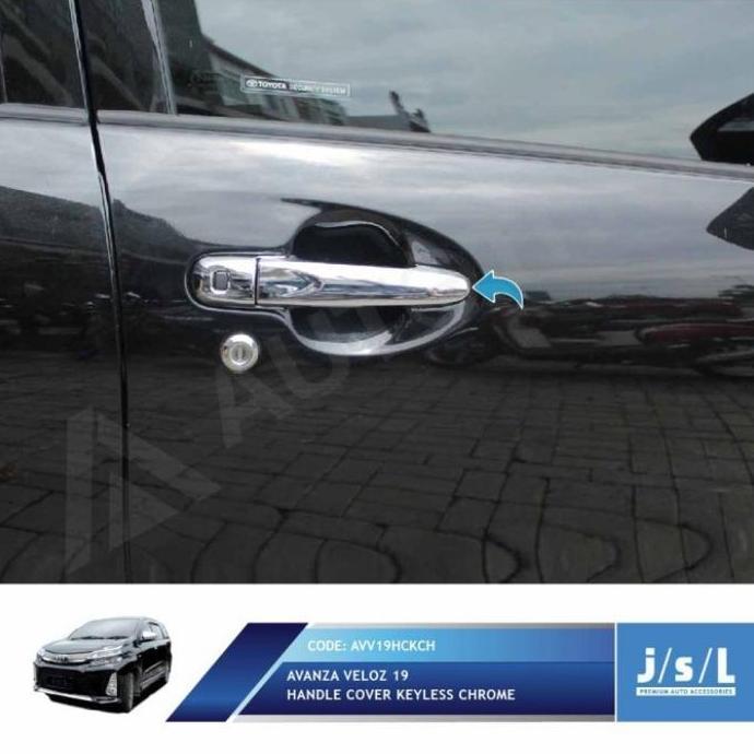 Handle pegangan pintu mobil Avanza Veloz 2018 keylees croom