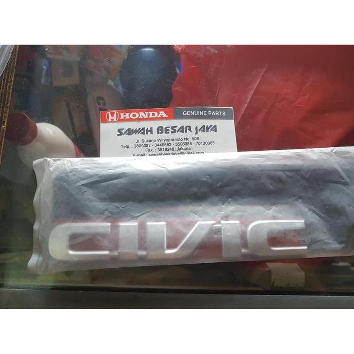 Emblem Atau Logo Civic Bagasi Belakang Honda Civic Century 2001 2002 2003 2004 2005 Original Termura