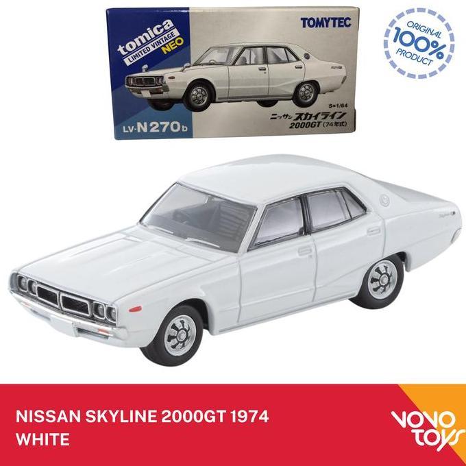 Tomica Vintage TLV-N270b Nissan Skyline 2000GT 1974 White
