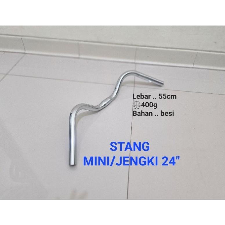 SELVARASTORE STANG SEPEDA JENGKI STANG SEPEDA MINI CITY BIKE MINI KERANJANG HANDLEBAR TOURING STANG 