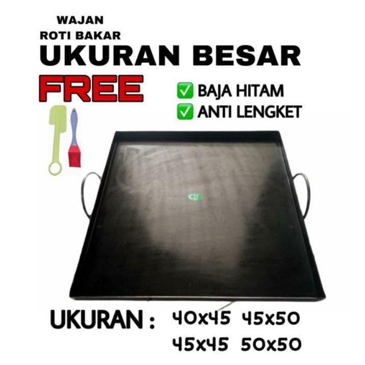 Wajan Roti Bakar / Wajan Sosis / Wajan Kebab / Wajan Martabak / 2.5Mm