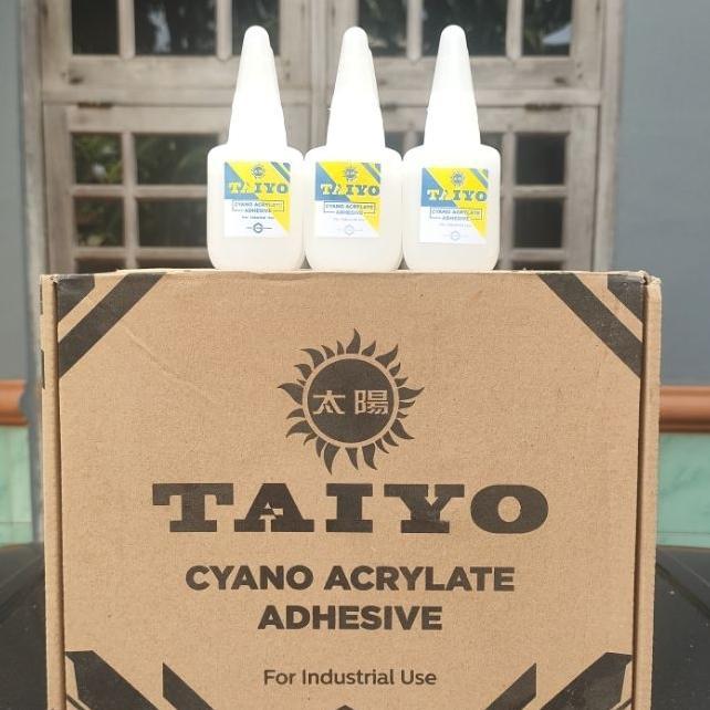 (Taiyo 20Pcs)Lem Alteco Taiyo Jumbo  Cyano Acrylate Adhesive Lem Alteko