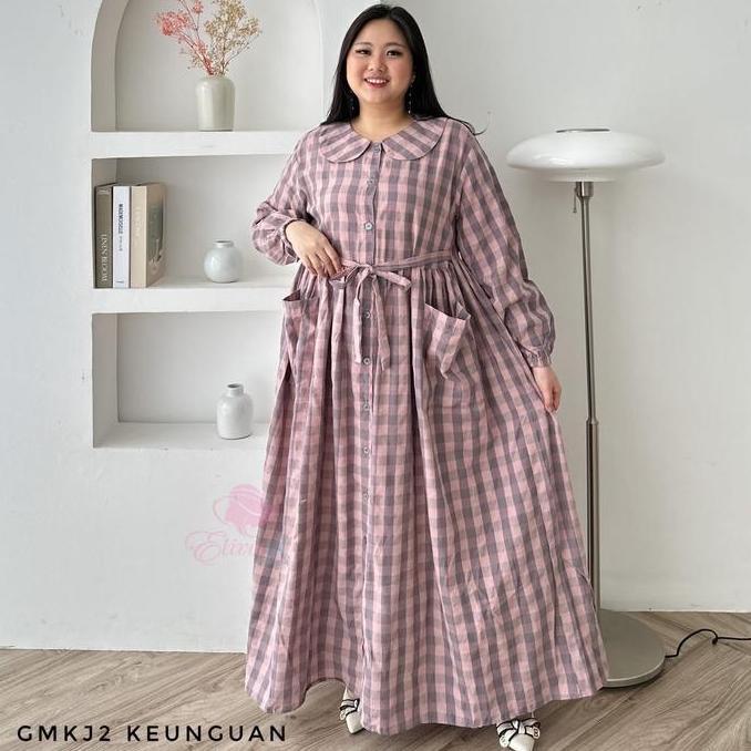 Jumbo Gamis Hanna katun ld 120 130 140 cm
