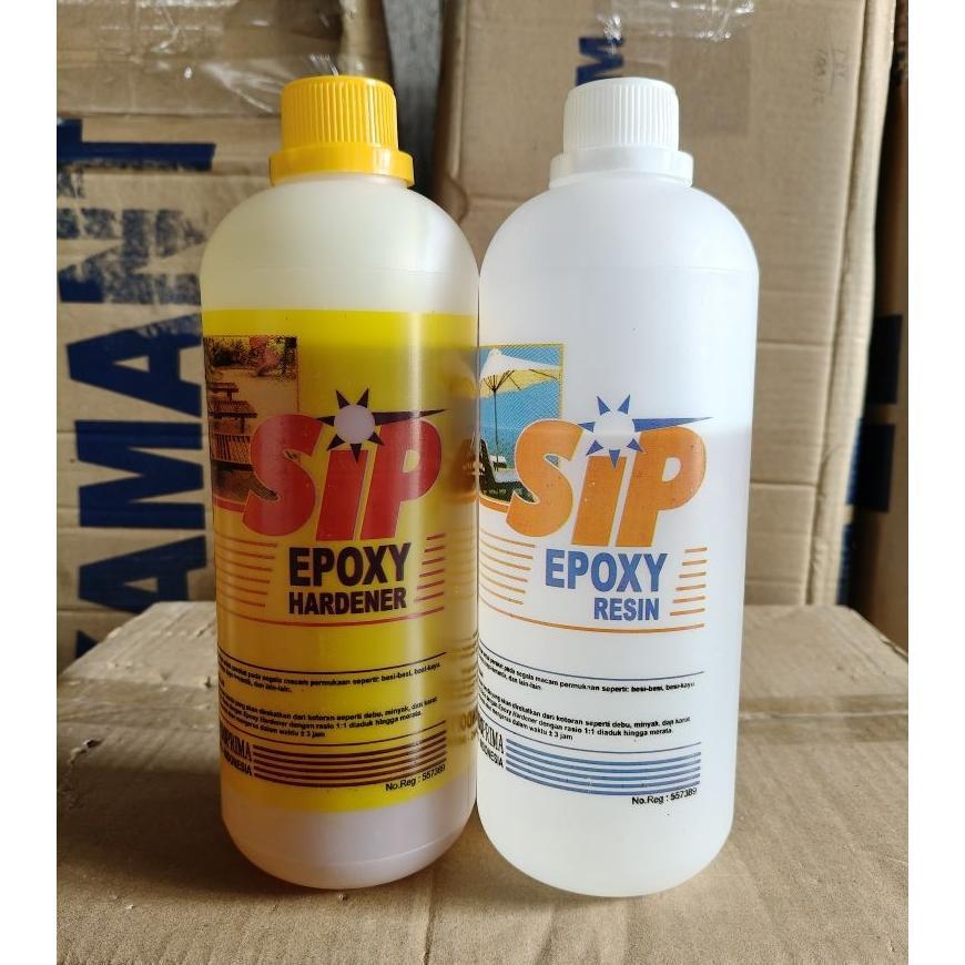Lem Epoxy Sip Resin& Hardener( Kemasan Besar)