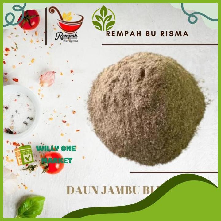 DAUN JAMBU BIJI BUBUK MURNI - SERBUK DAUN JAMBU HERBAL WILLY ONE MARKET