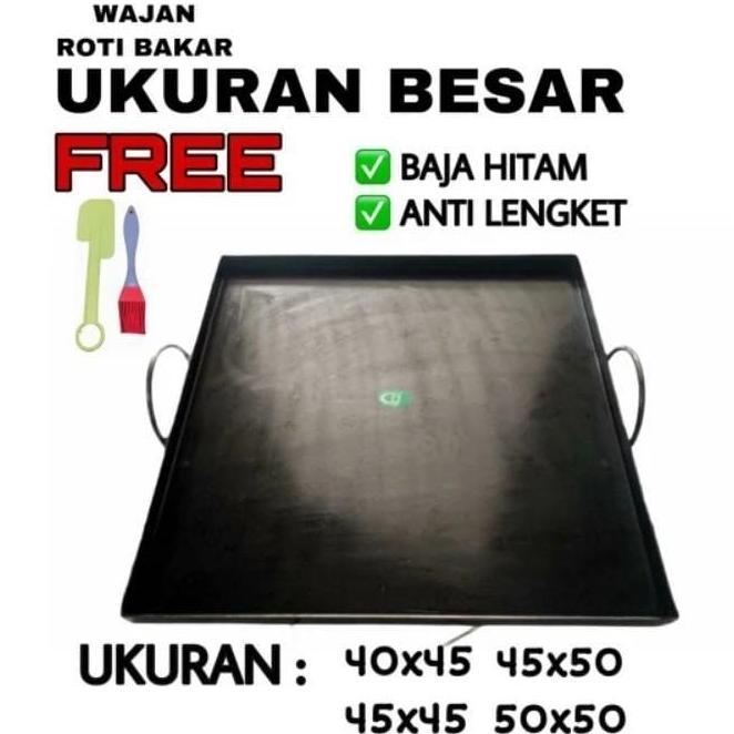 Wajan Roti Bakar / Wajan Sosis / Wajan Martabak / Tebal 2.5Mm
