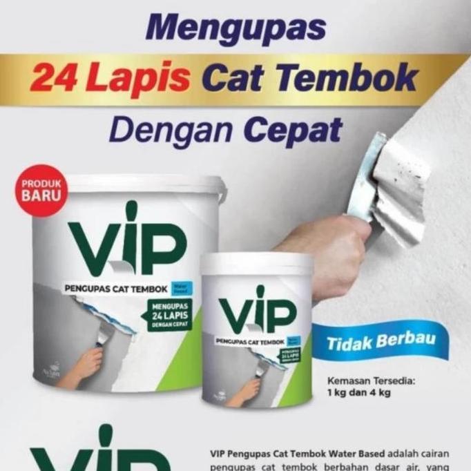 NEW VIP Pengupas Cat Tembok/Waterbased Paint Remover@1kg Medan Gojekin az