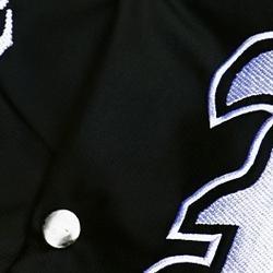 Miscast Varsity Jaket Vintage Medusa Hitam