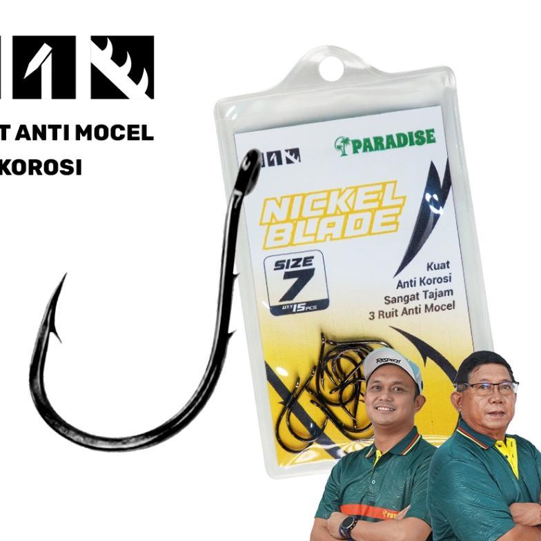 Tornado Kail Paradise Nickel Blade Tajam 3 Ruit Anti Mocel Anti Korosi