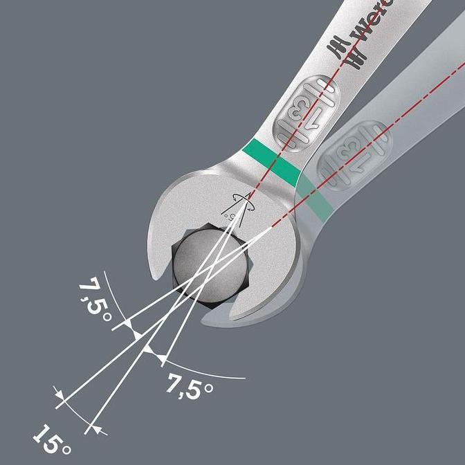 Wera 05020202001 - Kunci Ring Pas 11 x 135 mm 6003 Joker Combination Wrench Wera Tools