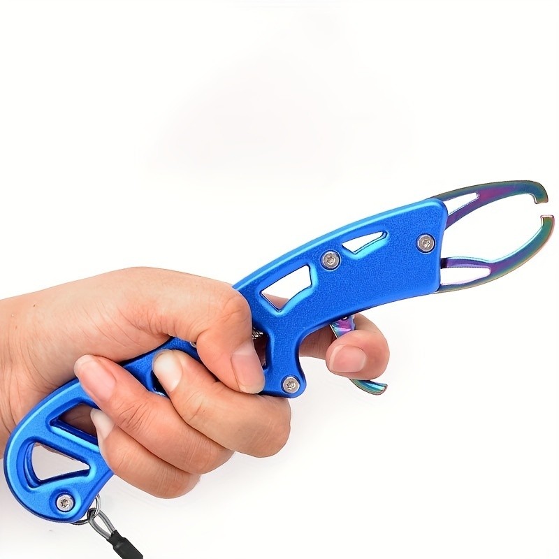 Gunting Kail Pancing Ikan Fishing Grip Stainless Steel / Tang Penjepit Bibir Ikan / Alat Penjepit Mu