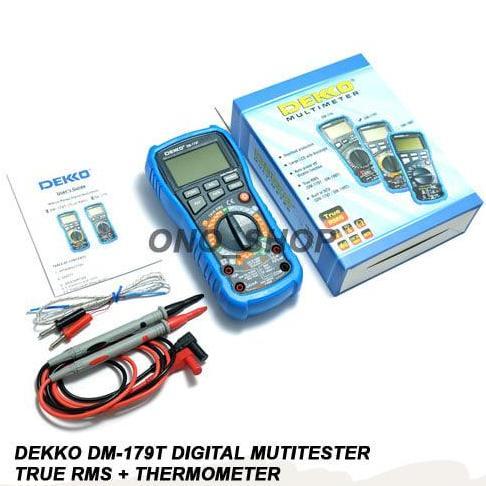 Dekko DM-179T Dital Mutitester True RMS + Thermometer