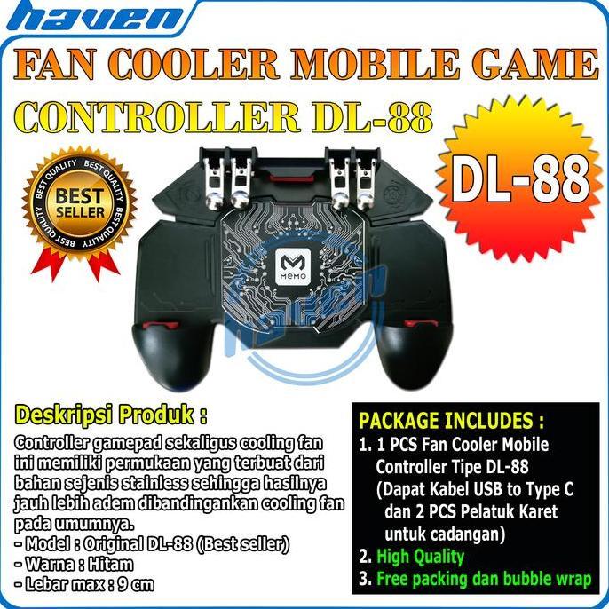 Fan Cooler Mobile Phone / Kipas Pendingin HP Mobile Cooling Fan Pad Cooler Handphone Super Cooling F