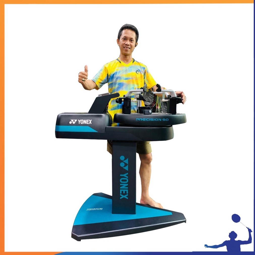 Pasang Senar Mesin Digital Yonex Precicion Raket Badminton