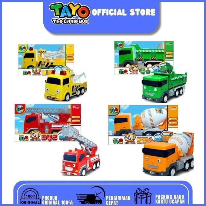 akbaralmah - Tayo Bundle Friction Car Max,Toto,Frank,Chris 220015,16,17,18