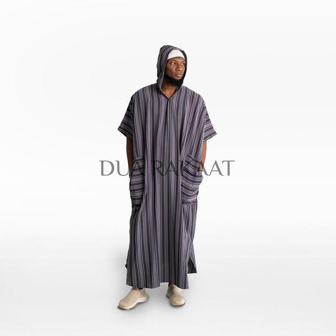 DUA RAKAAT Orinal ZAHIR Thobes Pria Muslim Jubah Hoodie Abaya Gamis Bahan Asheera Premium