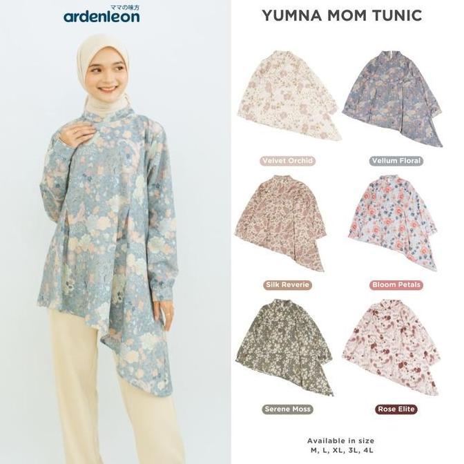 ARDENLEON Atasan Raya Wanita Yumna Mom Tunic