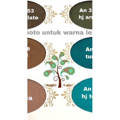 Multi Kain Katun Cotton Stretch Spandex Poplin Stret Kahatex Lebar 1.6Meter