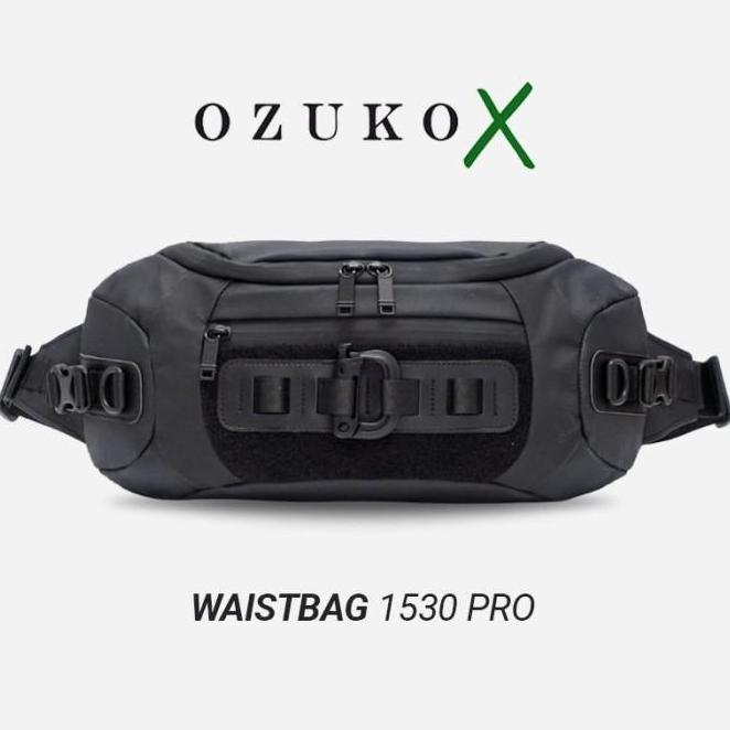 Ozuko X Waist Bag 1530 Pro Tas Pinggang Outdoor Waistbag Pria Slingbag Cowo Cowok Tas Pinggang Pria