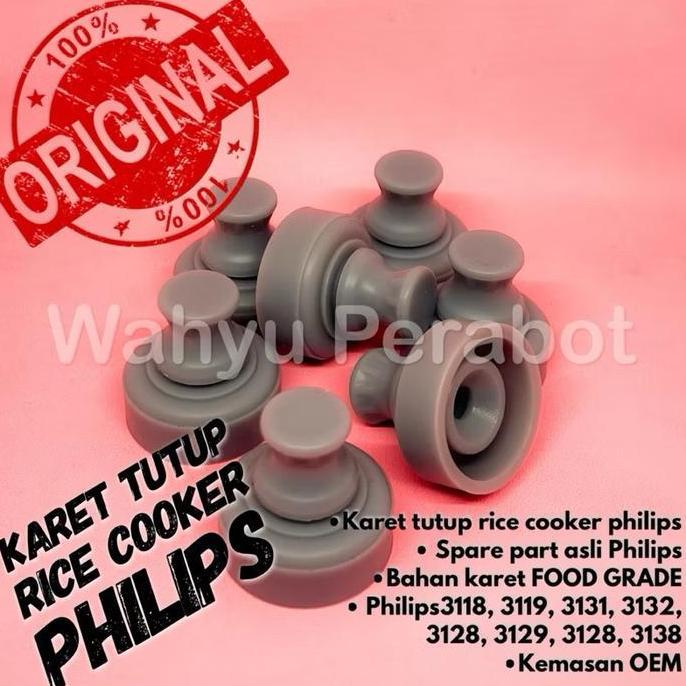 Youyou- Karet Penutup Rice Cooker Philips Hd3119 Hd3131 Hd3132 Hd3138 Hd3129 Hd3128 Hd3118 Tutup Kec