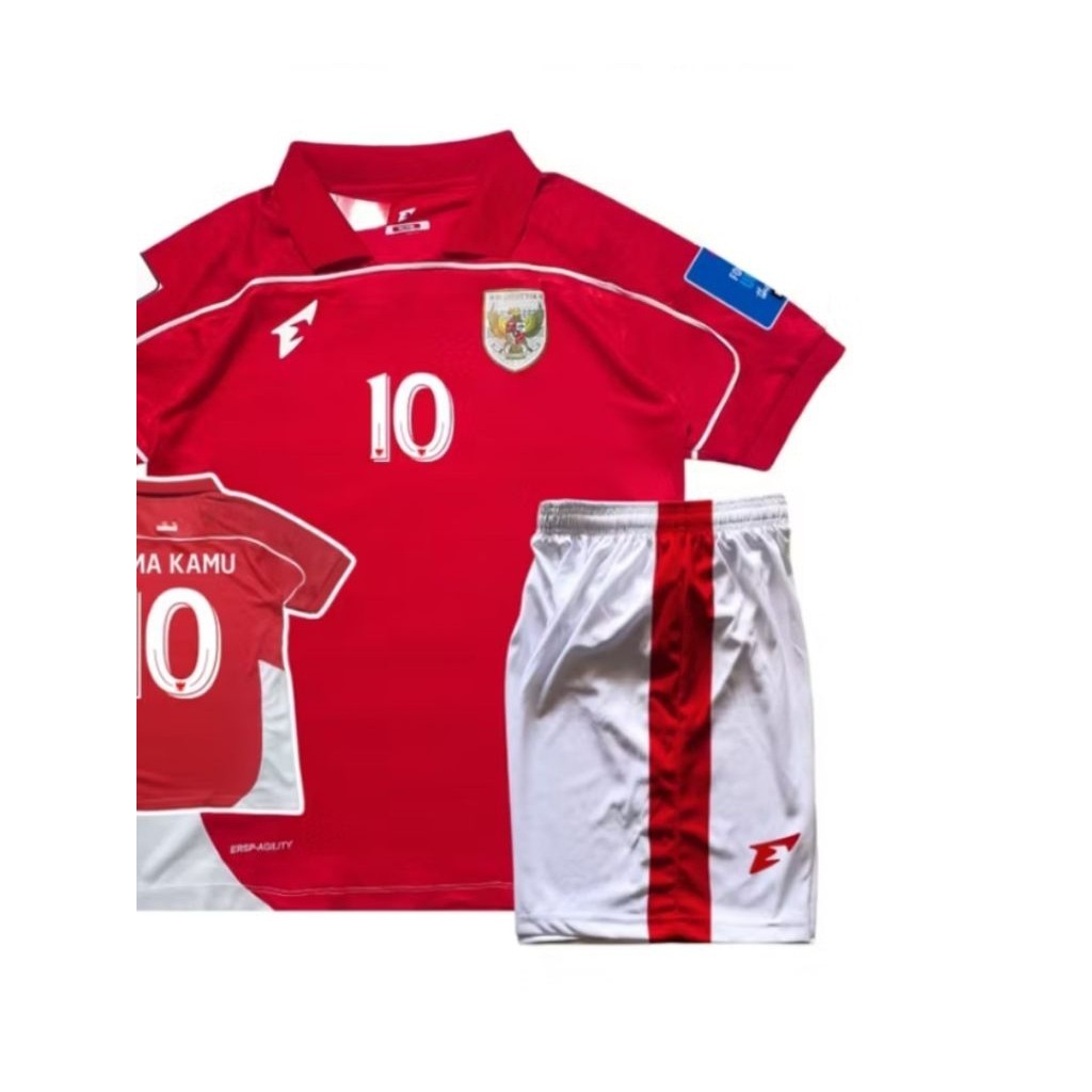 (JERSEY ANAK) Jersey timnas indonesia anak terbaru 2025 GO Premium replika