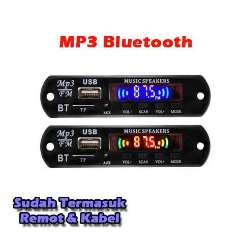 Kit Modul MP3 Bluetooth suara jernih radio remote lagu mp4 music
