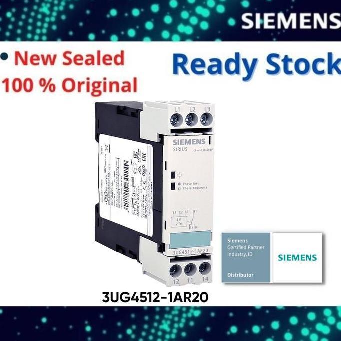 SIEMENS 3UG4512-1AR20 ANALOG MONITORING RELAY PHASE FAILURE AND SEQUENCE 3 X 160-690 V SIAP KIRIM