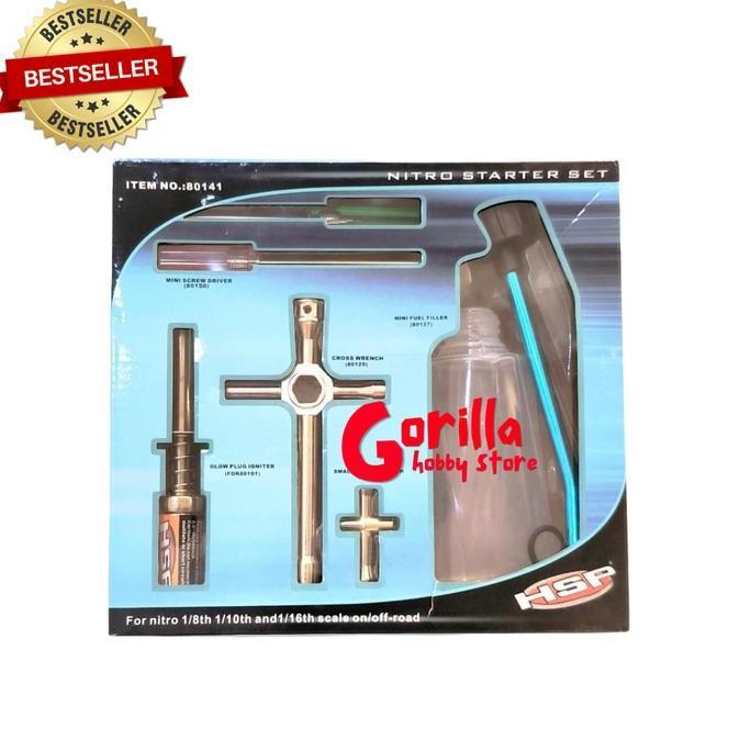 HSP nitro starter kit 80141 alat pemantik engine mobil rc nitro HSP 94155 94188 94970