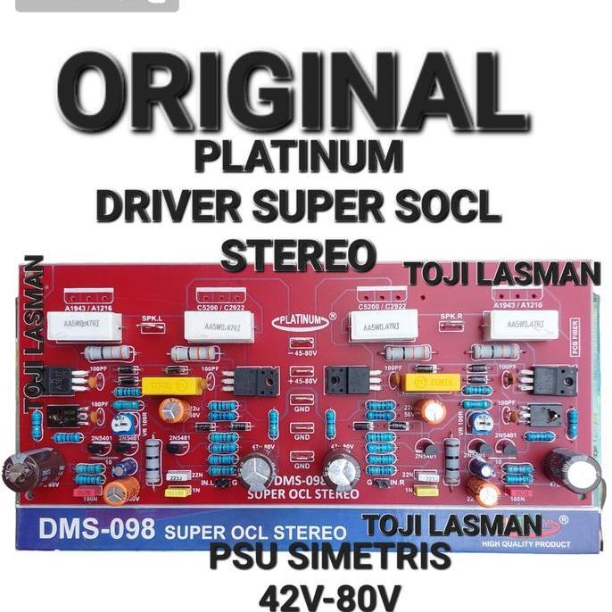 modul kit pcb s ocl socl super ocl stereo dms098 dms 098 teft socl 054 056 audio sound sistem ampli 