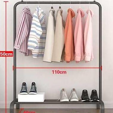 Rak Gantungan Stand Hanger Jemuran Baju Rak Gantung Baju stainless