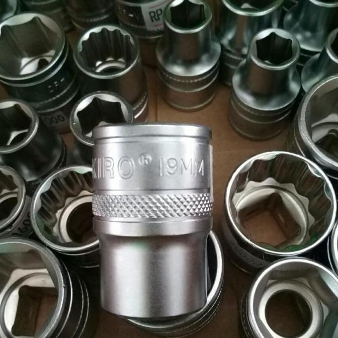 Xx1X- Mata Sok 19Mm Tekiro Kunci Sok 19 Mm