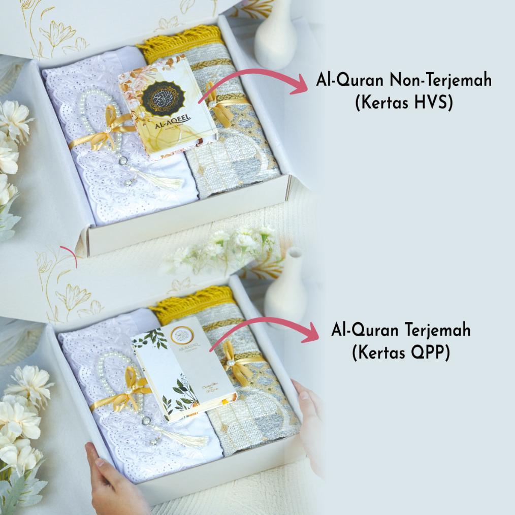 Diskon Hampers Mukena Pernikahan Sajadah Al Quran | Kado Ulang Tahun Guru | Set Seserahan Alat Shola