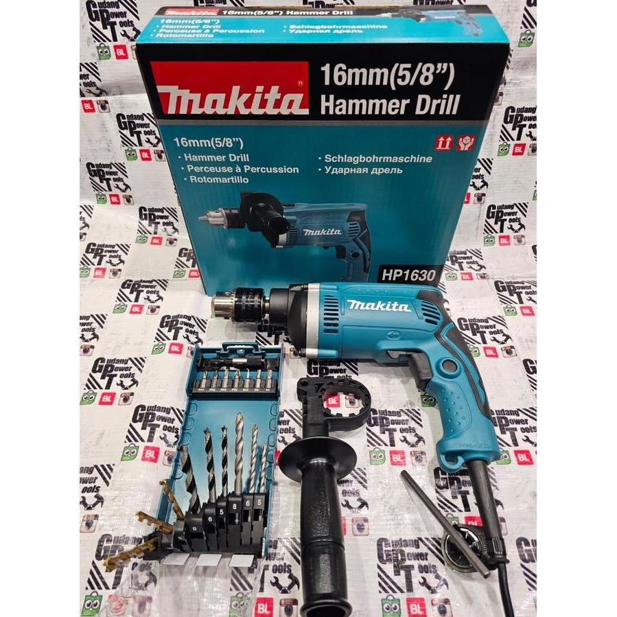 Paket Mesin Bor Beton Tembok Mata Bor Set Makita