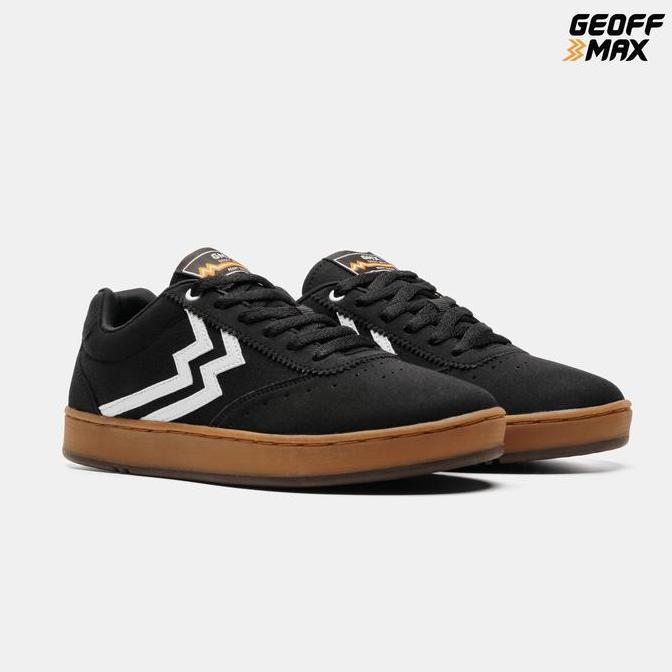 Kingg- Geoff Max - Boston Black Gum | Sepatu Pria | Sneakers Pria Canvas Shoes Casual