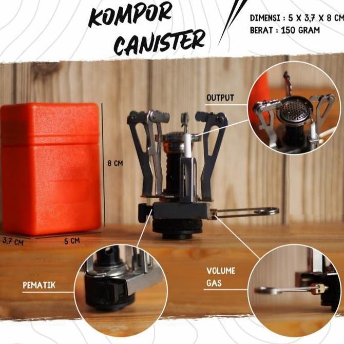 Kompor Canister / Kompor Lipat Portable Camping