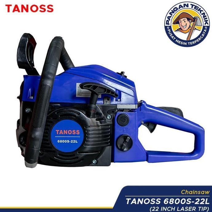 HARGA DISC - Gergaji (Chainsaw) TANOSS 6800S - 22 Inch LT | MESIN GERGAJI TANOSS | MESIN GERGAJI BEN