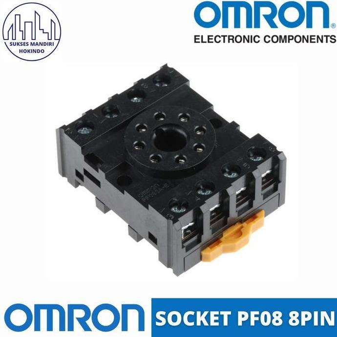 Socket Omron 8 Kaki 8 Pin For Mk Relay Original Sni Restock