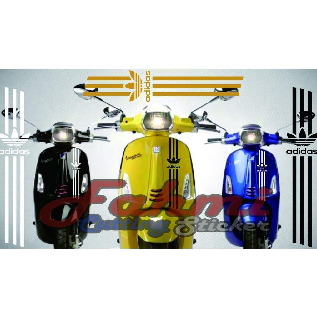 COD striping adidas buat ukuran semua vespa matic & vespa listrik