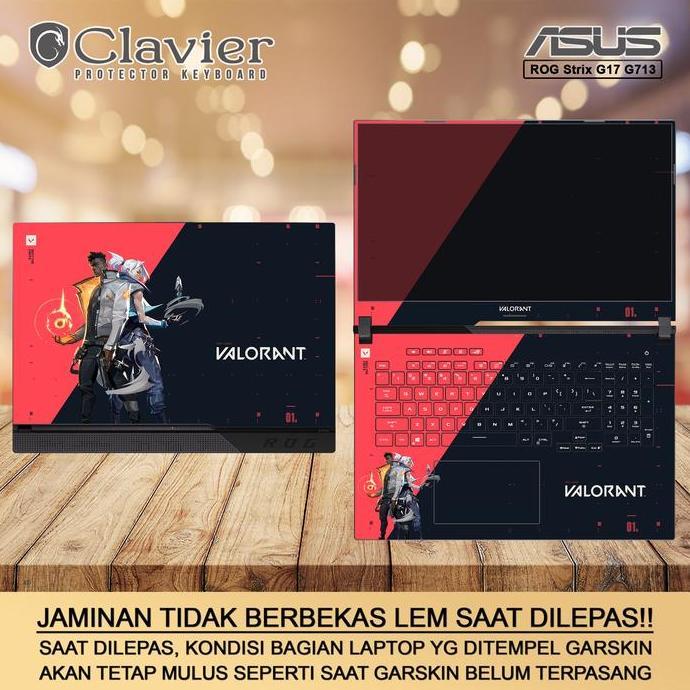 BEBAS ONGKIR - Cover Garskin Laptop Asus ROG G713 G713Q G713QC G713QM G713QR Bening