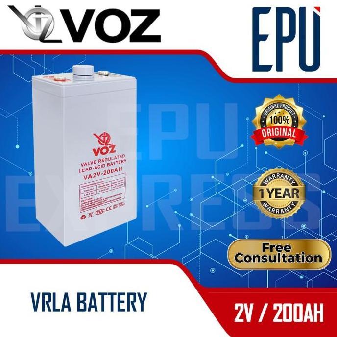 Grosir Aki Solar Panel Voz 2V 200Ah Aki Ups Aki Tenaga Surya Aki Bts Tower