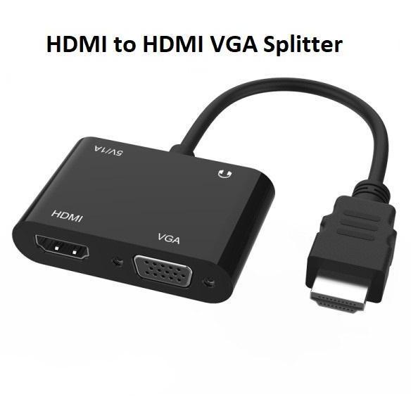 NEW HDMI to VGA HDMI Konverter VGA HDMI Splitter Multiview