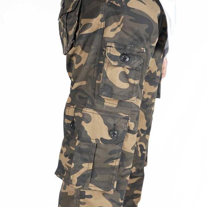 Nvsr Long Cargo Pants Extra Pocket Camo / Loreng