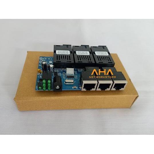 HARGA DISC - PCBA 3F3E POE PCBA Converter FO 3FO 3ETH POE Board Only 3F3E