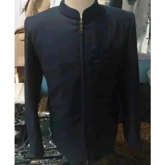New Jasket Pria Jasket Kerah Koko Jas Ket Formal