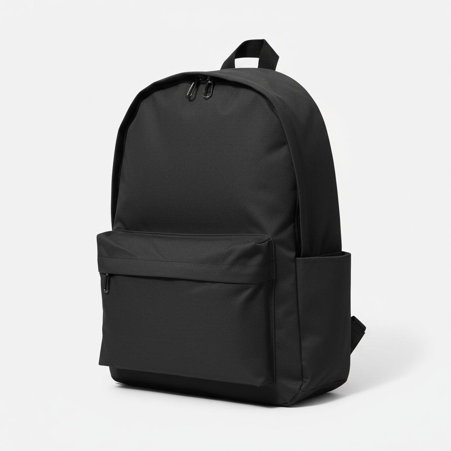 [Cod] Ransel Polos Wanita Pria Tas Sekolah Warna Hitam Polos Tas Sekolah Sma Smp Hokiofficial
