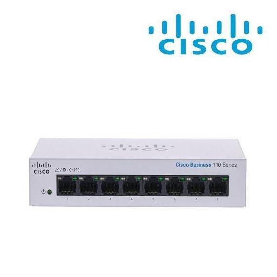 TERMURAH - Switch Cisco CBS110-8T-D-EU - Switch Cisco 8 port Unmanaged