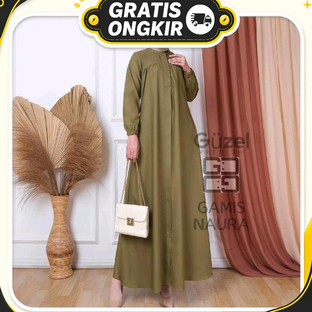 Gamis Polos Gamis Naura Gamis Murah Gamis Cantik Gamis