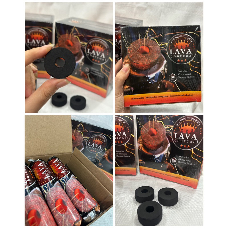Arang Magic Lava Premium Charcoal / Arang Bukhur Arang Dupa Arang Magic Praktis