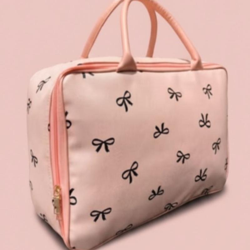 Tas Travel Wanita Tas Koper Jinjing Motif Pita